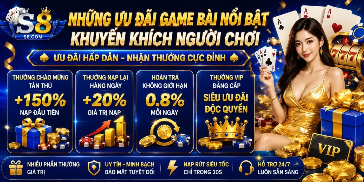Game bài 38 Những ưu đãi game bài nổi bật khuyến khích người chơi